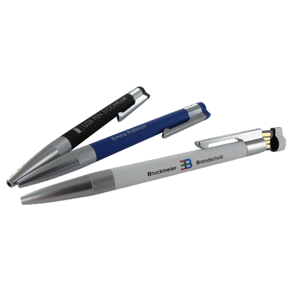 USB Stick mit Kugelschreiber mit Druck oder Lasergravur