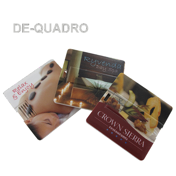 USB Karte mit Bedruckung DE-QUADRO
