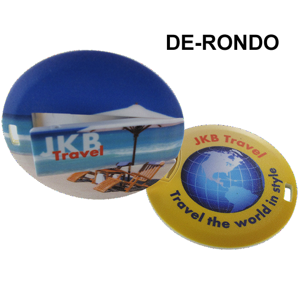USB-Stick DE-RONDO bedruckbar.