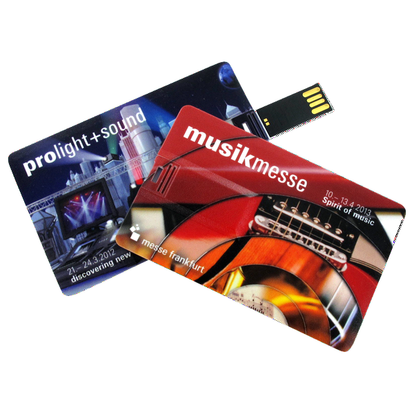 USB Kreditkarte mit Druck