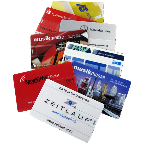 USB Karte mit Bedruckung