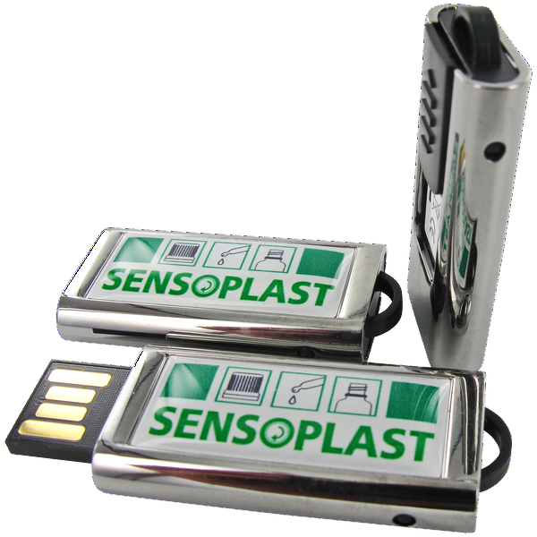 USB Stick mit Logodruck DE-SLIDER