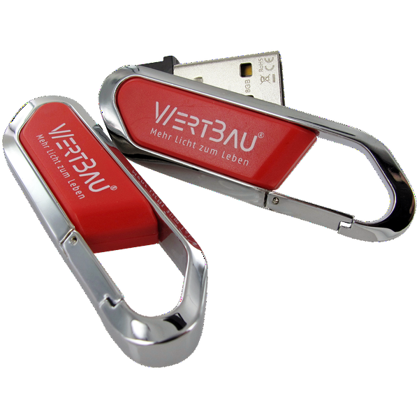 USB Stick mit Firmenlogo LB-KNO 