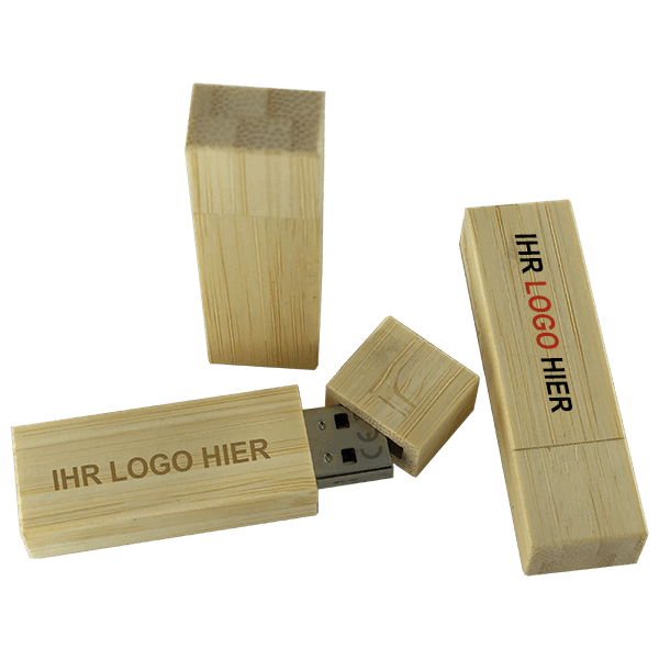HOLZ USB Stick  W-Holz mit Gravur